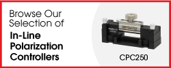 Browse Our Selection of In-Line Polarization Controllers