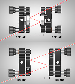 KM1CE Clear-Edge Mirror Mount