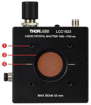 Liquid Crystal Shutter Front View