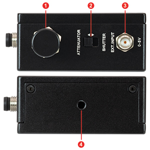 Liquid Crystal Shutter Top and Bottom Views