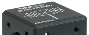 Top View of Thorlabs Wire Grid Beamsplitter Engraving
