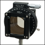 App shot showing two large polarizers in a rotating mount.