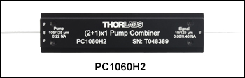 Pump and Signal Combiner Engraving