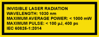 QSL103A Laser Sticker