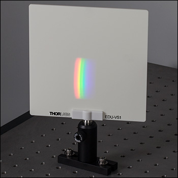 Broadband Spectrum on Viewing Screen