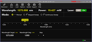 TLX3 Tunable Laser GUI