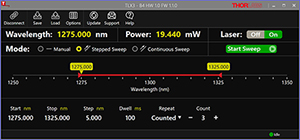 TLX3 Tunable Laser GUI