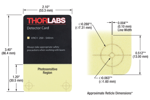 laser viewing cards