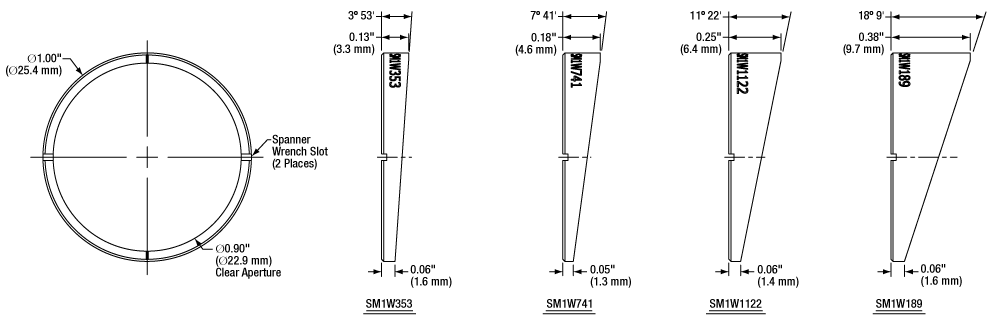 Possible air wedge configurations: ͑ a ͒ Two flat-parallel glass