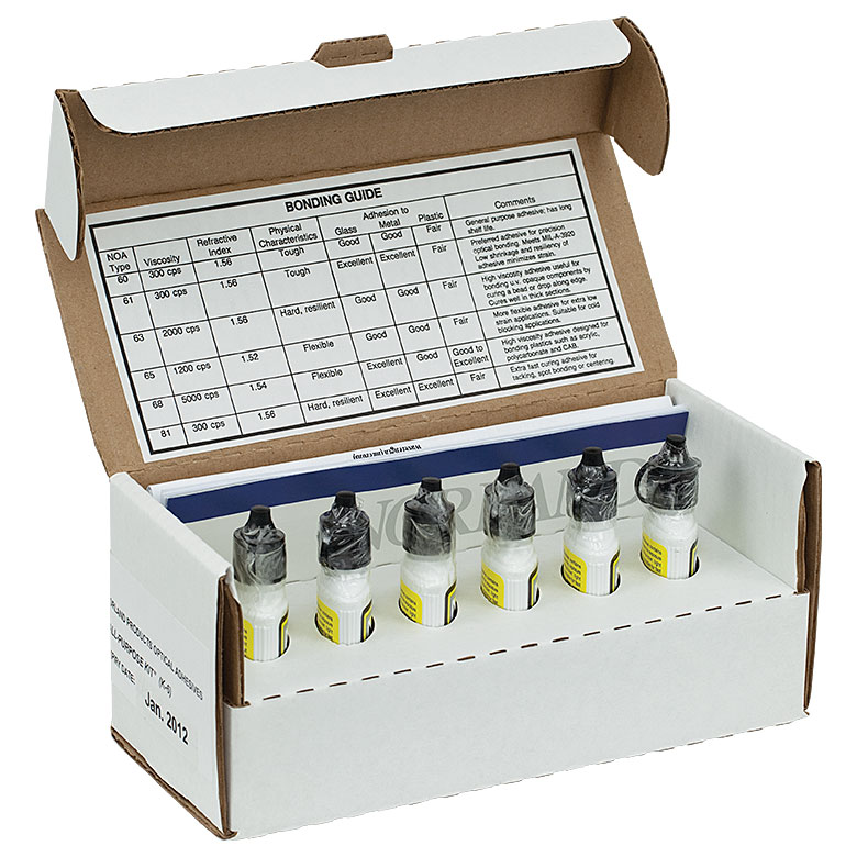 Thorlabs - K6-NOA Adhesive Kit (Contains All 6 of the NOA UV Curable  Adhesives)