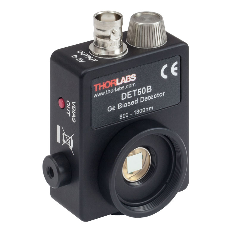 Thorlabs DET50B Ge Detector, 800 1800 nm, 455 ns Rise Time, 19.6 mm