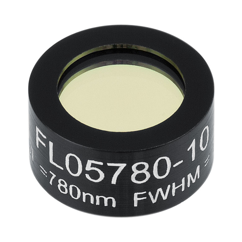 Thorlabs FL0578010 Ø1/2" SoftCoated Laser Line Filter, CWL = 780 ±