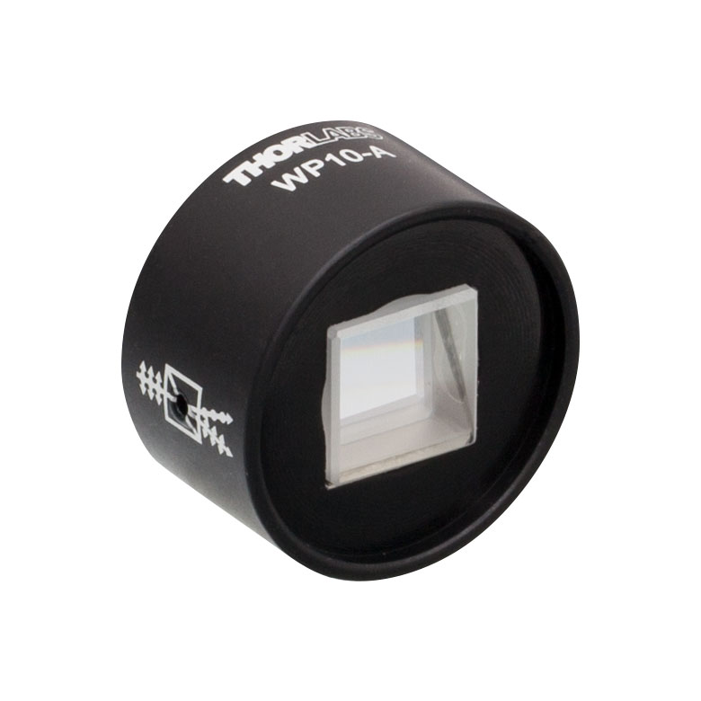 Thorlabs WP10A Wollaston Prism, 20° Beam Separation, 350 700 nm AR