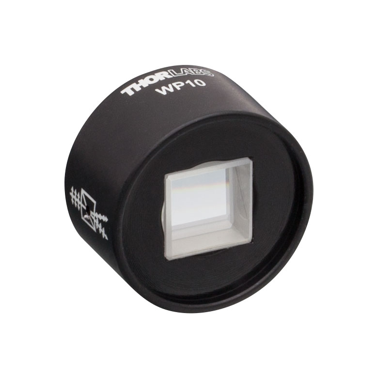 Thorlabs WP10 Wollaston Prism, 20° Beam Separation, 350 nm 2.3 µm