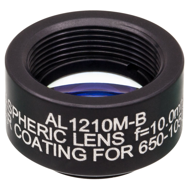 Thorlabs - AL1210M-B Ø12.5 mm S-LAH64 Mounted Aspheric Lens Thorlabs - AL1210M-B Ø12.5 mm S-LAH64 Mounted Aspheric Lens