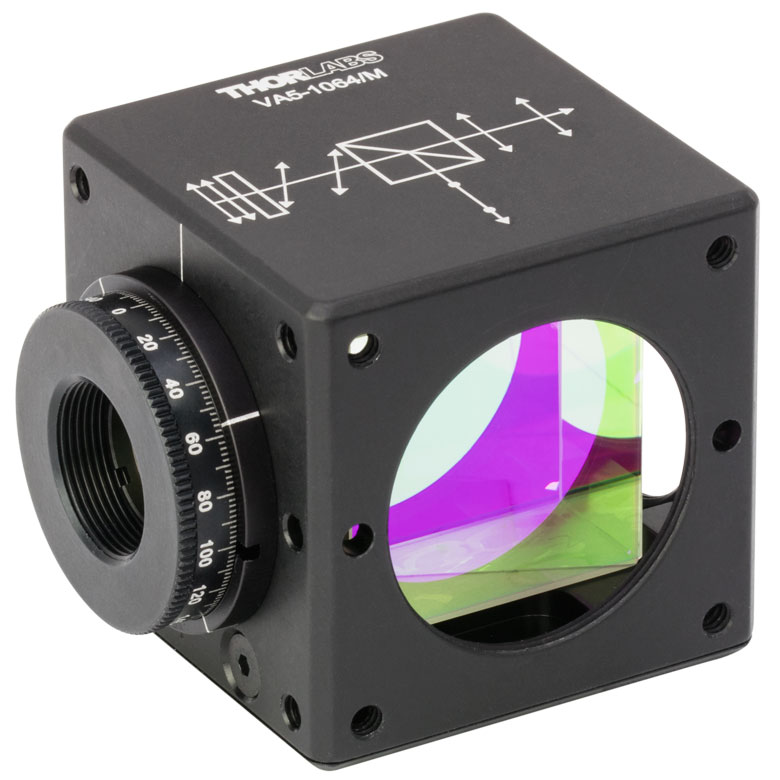 Thorlabs - VA5-1064/M 30 mm Cage Cube-Mounted Variable Thorlabs - VA5-1064/M 30 mm Cage Cube-Mounted Variable