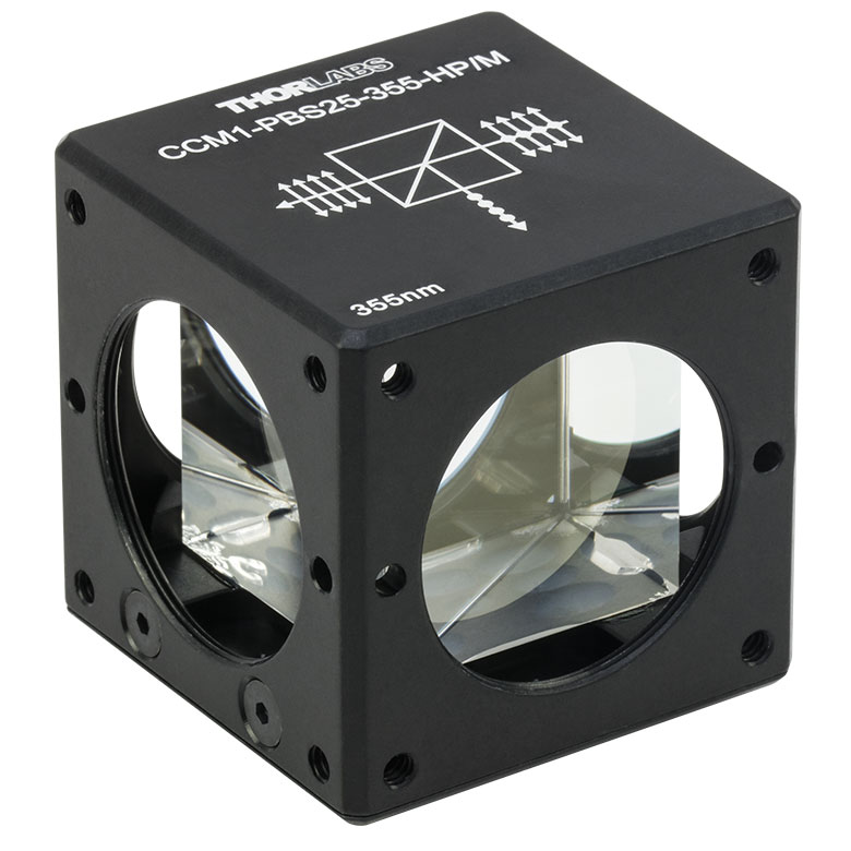 Thorlabs - CCM1-PBS25-355-HP/M 30 mm Cage-Cube-Mounted, High-Power