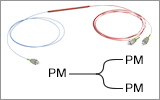 PM Fused Fiber Polarization Combiners/Splitters