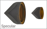 Unmounted Retroreflector Prisms, Specular