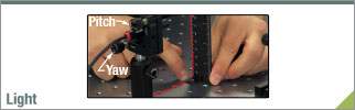 Correcting a Laser Pointing Angle