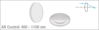 UV Fused Silica, -AB Coated
