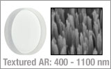 UV Fused Silica, T1 Textured Surface