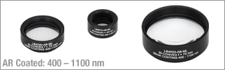 UV Fused Silica, Mounted, -AB Coated